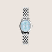 Daniel Wellington Women's Ophelia Mini Silver Blue Dial Watch DW00100809