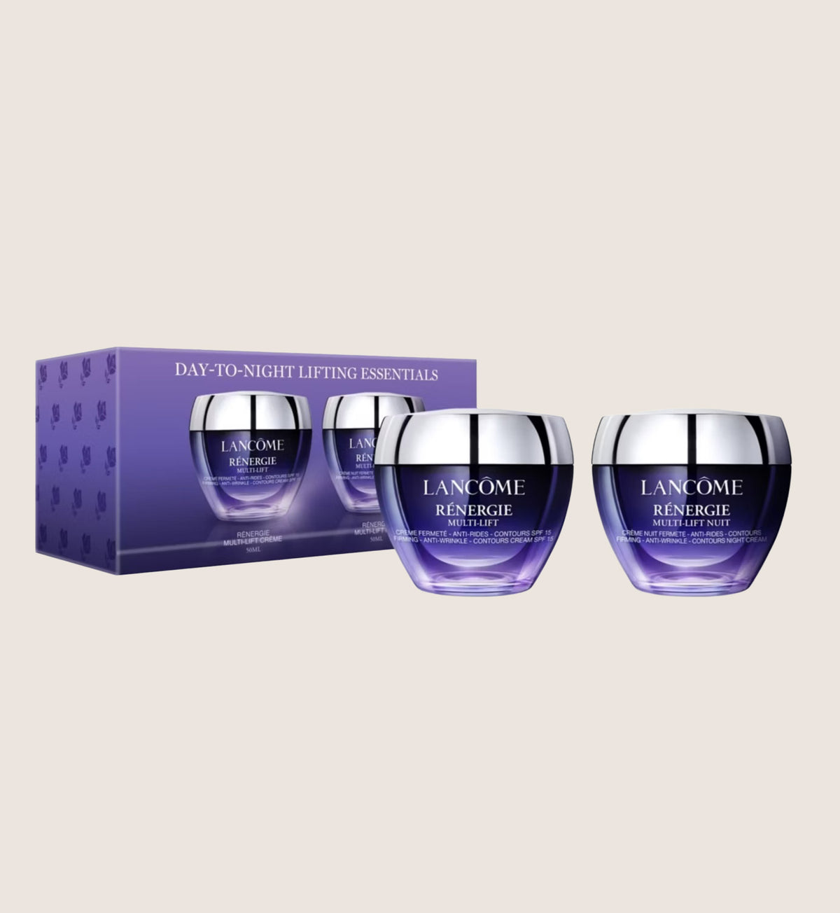 Lancôme Rénergie Multi-Lift Day & Night Cream Duo Skincare Gift Set For Her