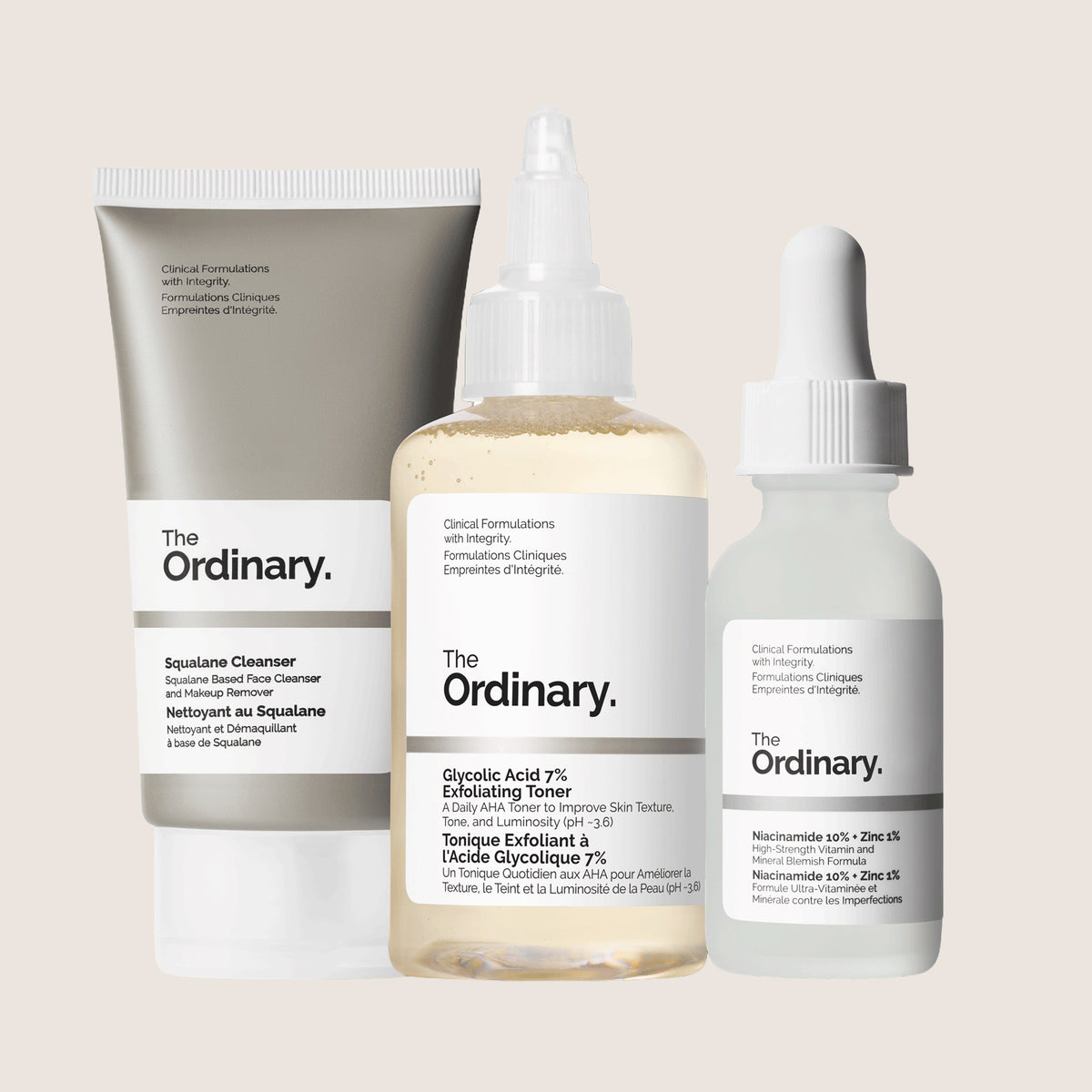 The Ordinary The Smooth Skin Collection Texture-Perfecting System (Multi-Piece)