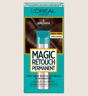 L'Oréal Paris  Magic Retouch Permanent Brown Root Concealer, 100% Roots Coverage With Easy Applicator 150ml