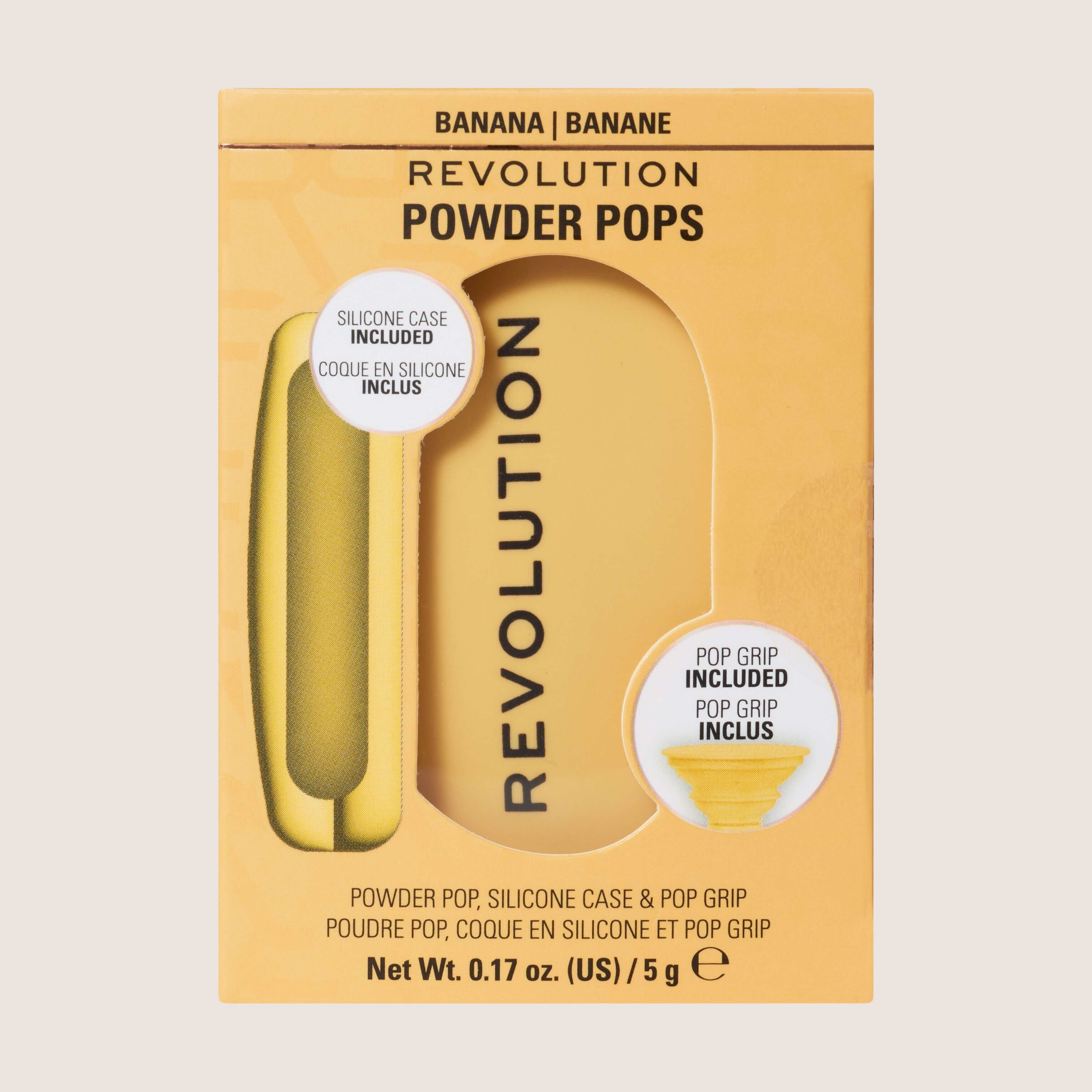 Revolution Powder Pops & Pop Grip Silicone Case Ultra-Fine Texture 3. G