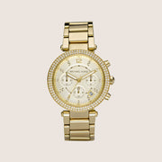 Michael Kors Women's Blair Chronograph Crystal Stone-Set Watch MK5354