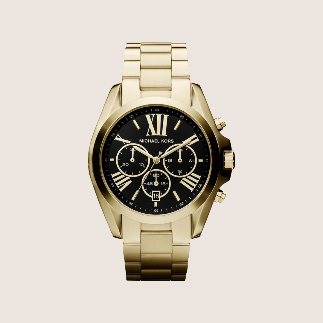 Michael Kors Women's Bradshaw Chronograph Black Dial Watch MK5739