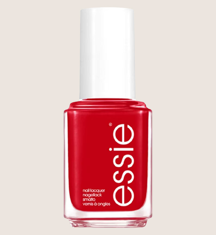 Essie Nail Polish 750 Not Red-y For Bed, Bright Hot Red Colour, Original High Shine and High Coverage Nail Polish Premium Quality 13.5 ml