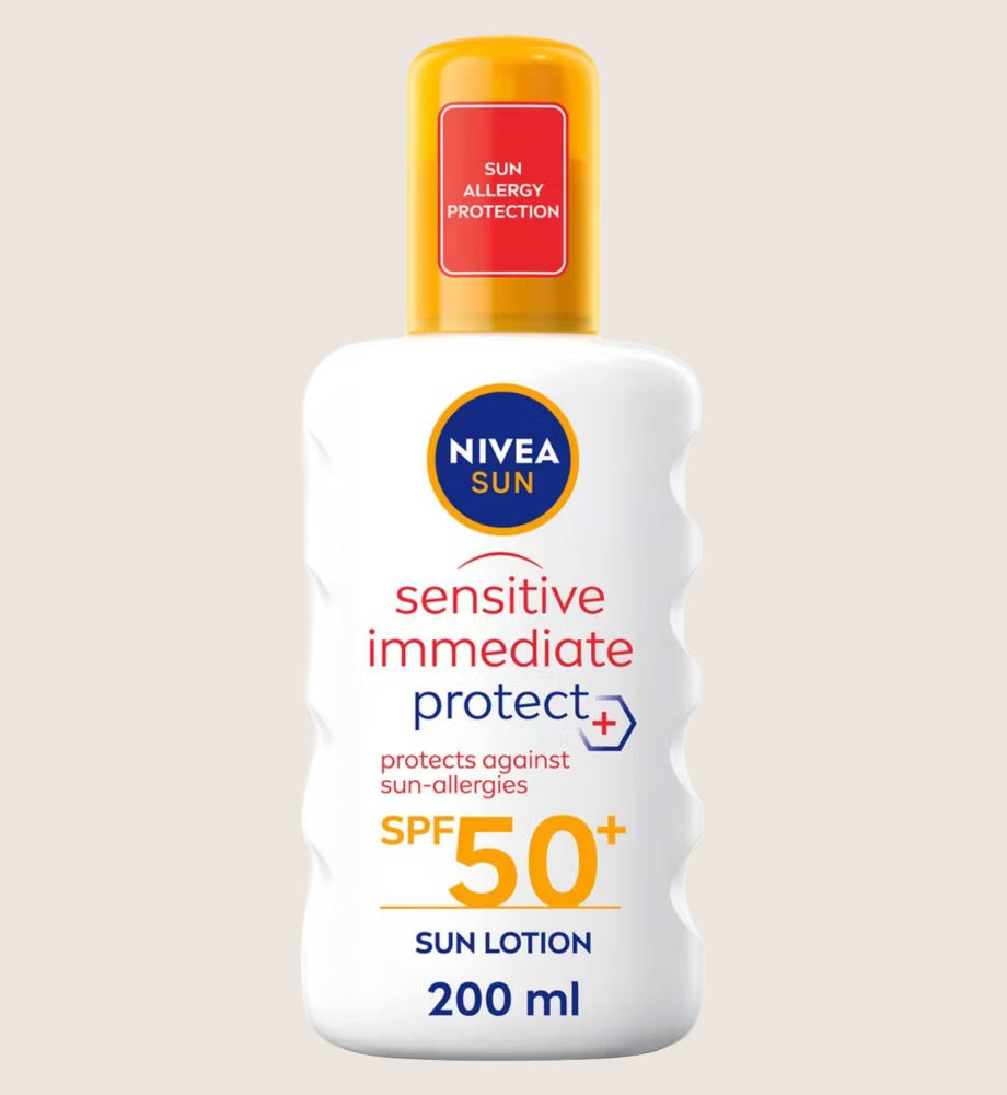 NIVEA SUN Sensitive Immediate Protect Allergy Sun Spray SPF50+ 200ml
