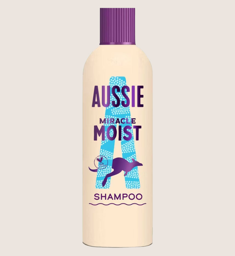 Aussie Miracle Moist Shampoo 300ml 300ml Natural Cleanse & Nourish