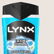 Lynx Ice Chill Shower Gel 3-in-1 Cooling Fresh Scent 500ml