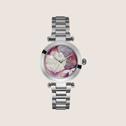 GC Ladies Silver Bracelet Multicolour Dial Roman Numeral Large Dial Watch Y21004L3