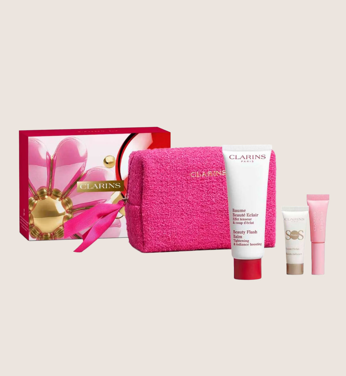 Clarins Radiance Care Experts 4 Piece Beauty Gift Set For Her