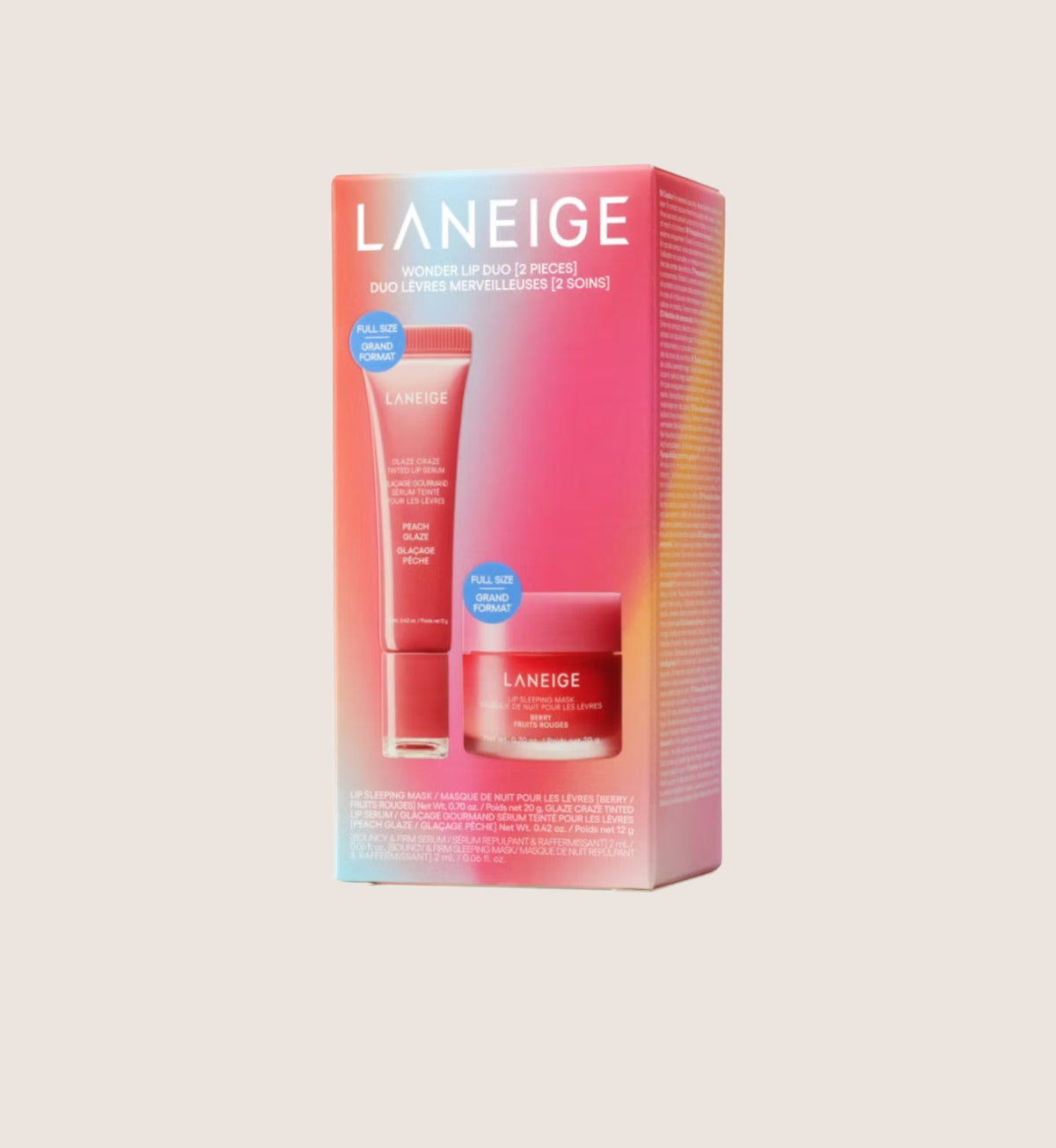 Laneige Wonder Lip Duo Beauty Gift Set For Her