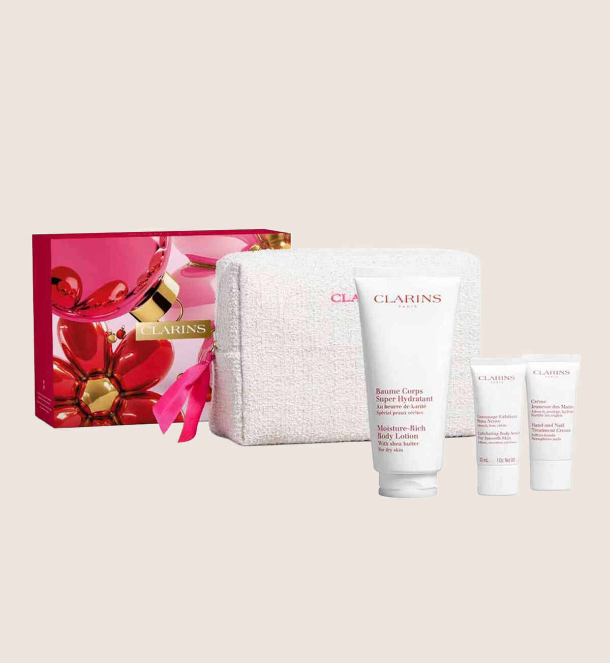 Clarins Body Care Essentials 4 Piece Bath & Body Gift Set For Her