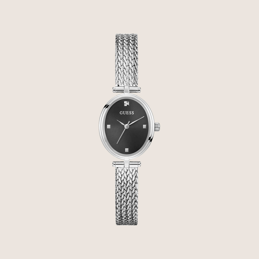Guess Women's Ruby Watch Crystal-Set Black Dial GW0935L1