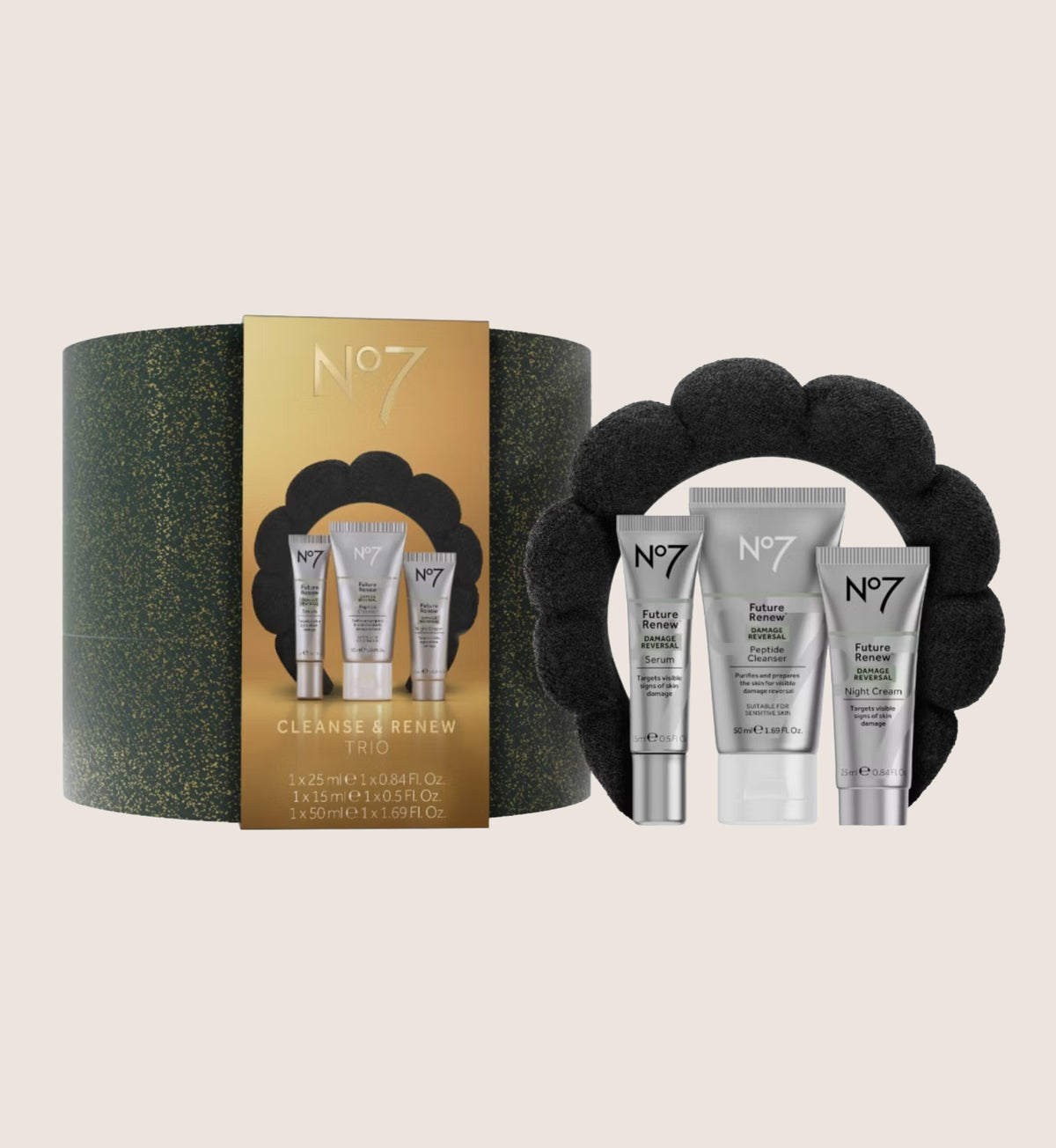 No7 Cleanse & Renew Trio Skincare Gift Set For Her