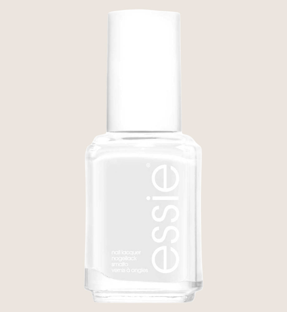 Essie Nail Polish 1 Blanc Creamy Bright White Colour, Original High Shine and High Coverage Nail Polish Premium Quality 13.5ml