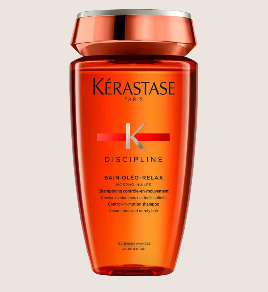 Kérastase Discipline, Oil-infused Anti-Frizz Shampoo, For Voluminous & Unruly Hair, With Marula Oil, Bain Oleo Relax, Nourishing Oil 250ml