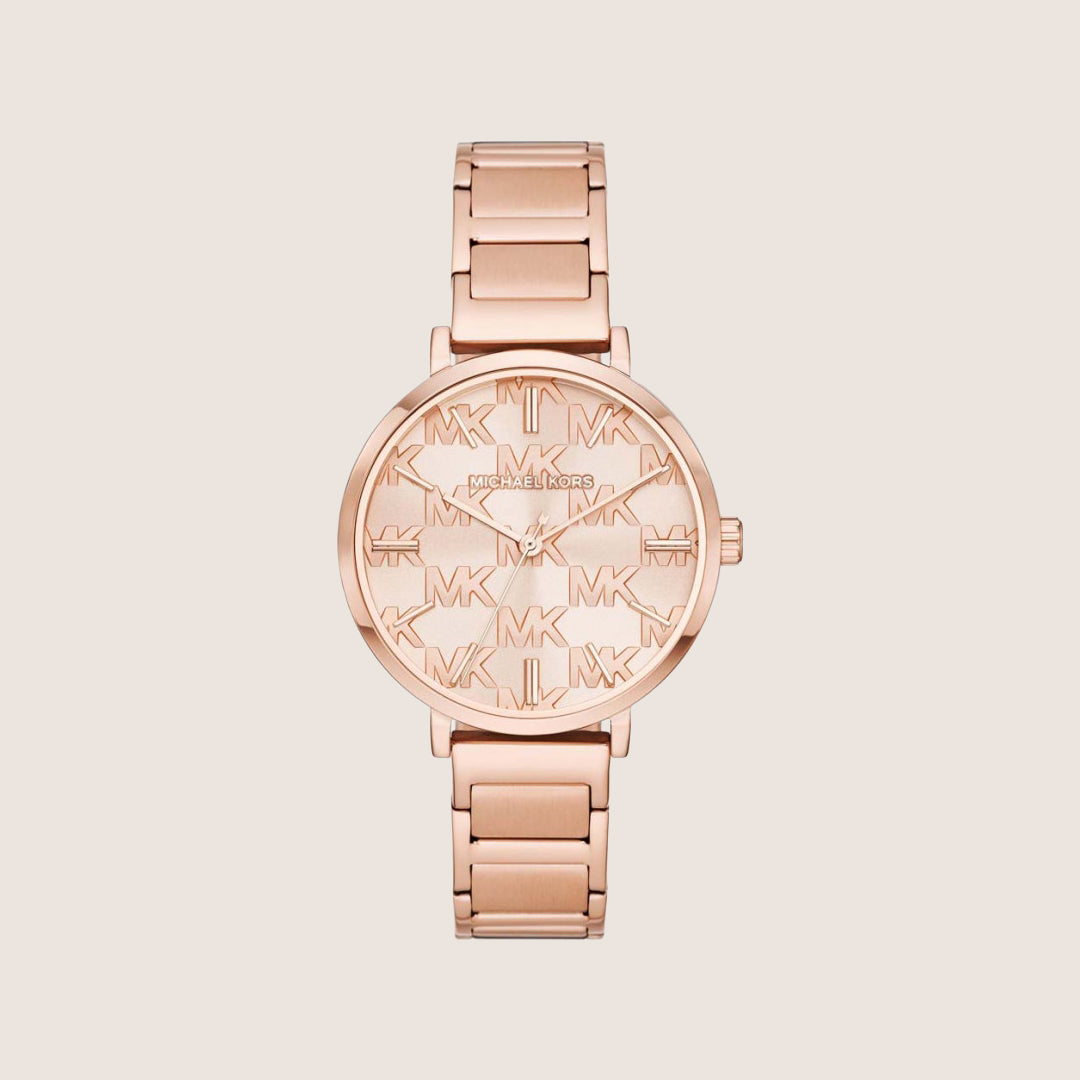 Michael Kors Women's Addyson Rose Gold Dial Watch MK4713