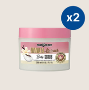 Soap & Glory S&G Vanila-Licious Body Scrub Duo Bundle Gentle Cleanse