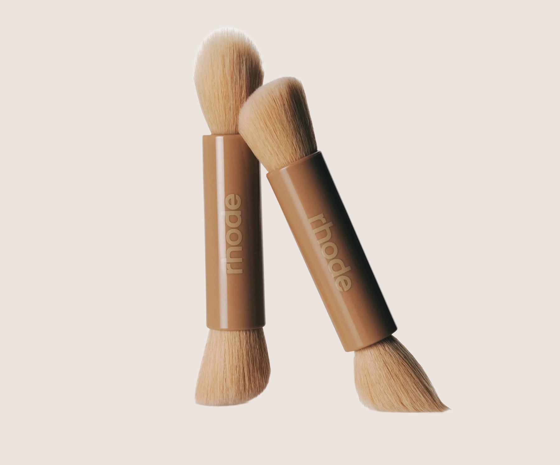 Rhode Skin Pocket Brush Dual-Ended Vegan Travel Makeup Brush 5.1 Inches