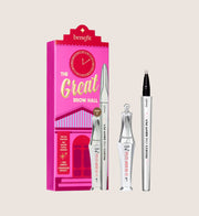 Benefit The Great Brow Hall, Mighty Fine Brow Pen & 24 Hour Brow Setter Duo Beauty Gift Set For Her