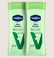 Vaseline Aloe Soothe Calming Body Lotion Twin Pack 400ml x2