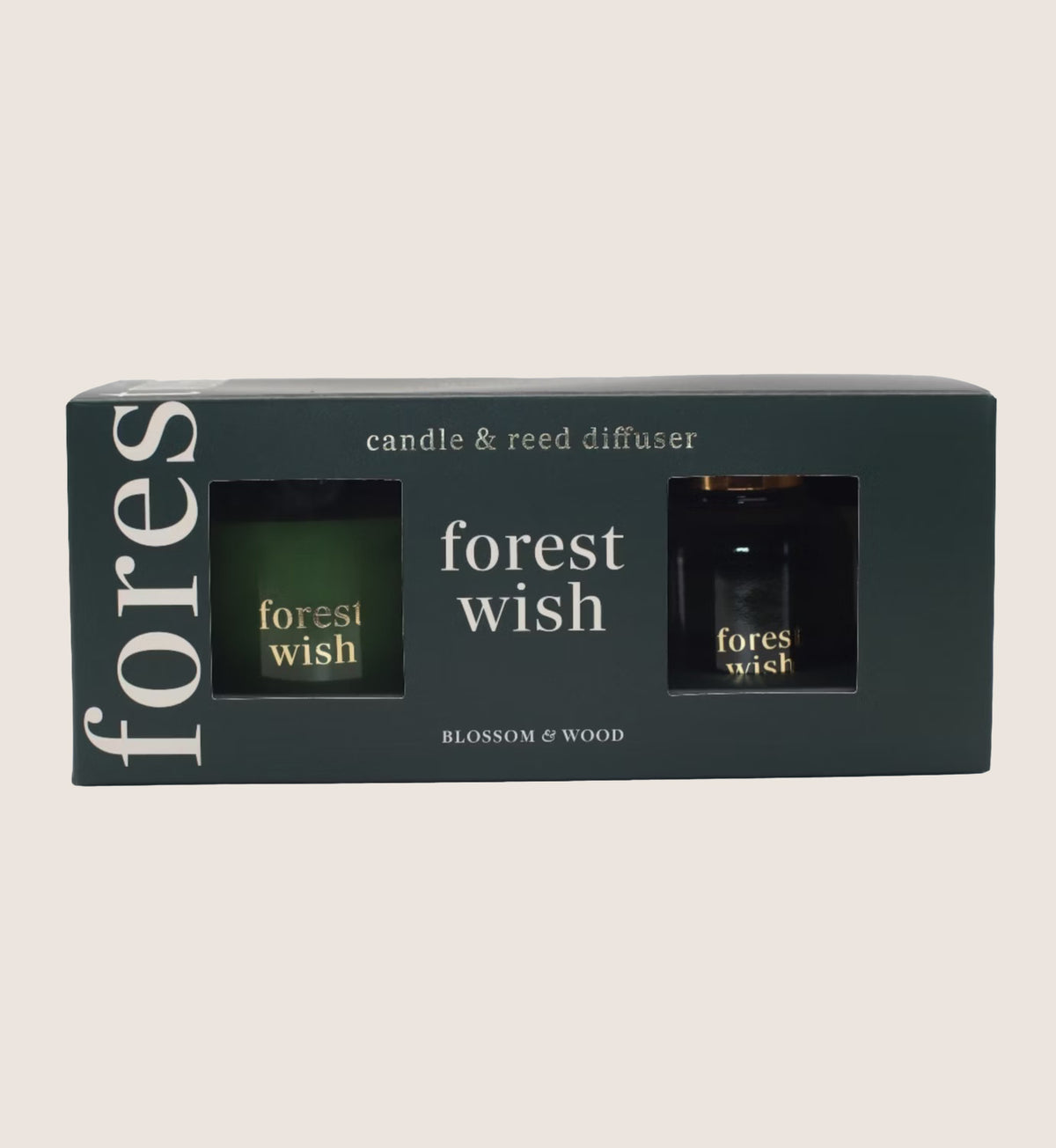 Blossom & Wood Mini Candle & Diffuser Gift Set Forest Wish Fragrance Gift Set For Her