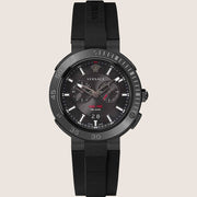Versace Mens Watch All-Black Silicone Bold VECN00219