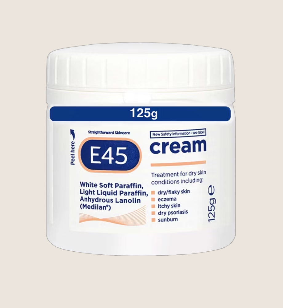 E45 Dermatological Moisturising Cream Dermatologically Tested 125g