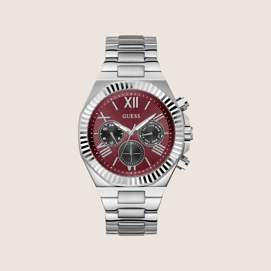 Guess Mens Equity Watch Red Dial GW0703G7