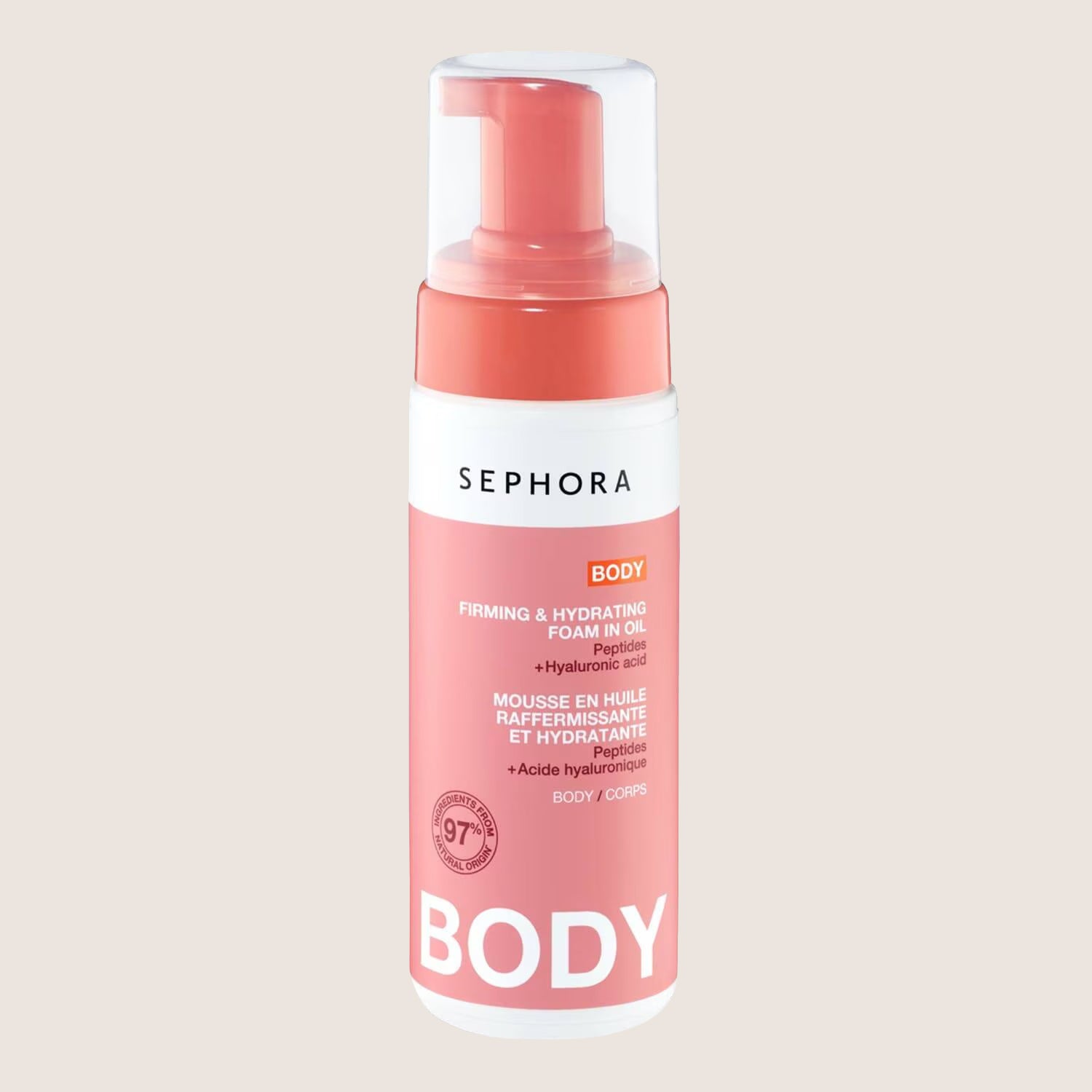 Sephora Collection Lift & Firm Hydrating Body Oil Foam 24HR Hydrating Lotion 150ml