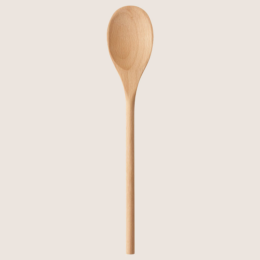 IKEA MIXA Spoon, beech, Solid beech, 25 cm