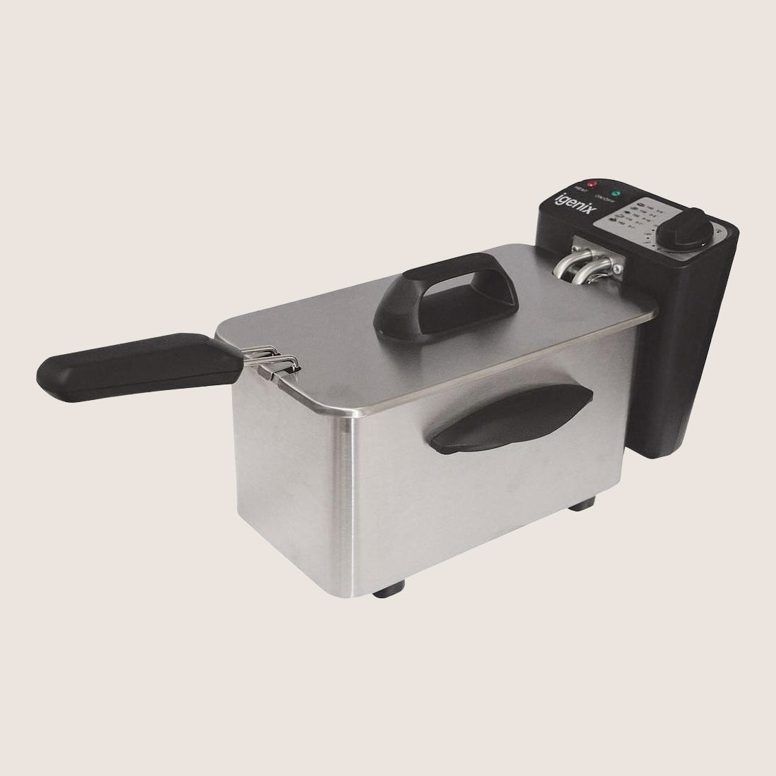 IGENIX IG8015 Deep Fryer with Adjustable Thermostat 1.5L Oil - Stainless Steel