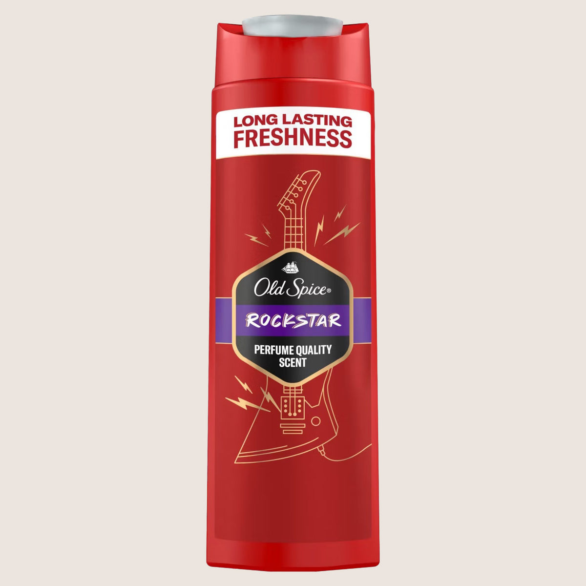 Old Spice Rockstar Shower Gel & Shampoo 3-in-1 Wash 400ml