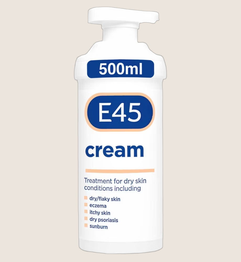 E45 Cream Clinically Proven Treatment for Dry Skin & Eczema 500g