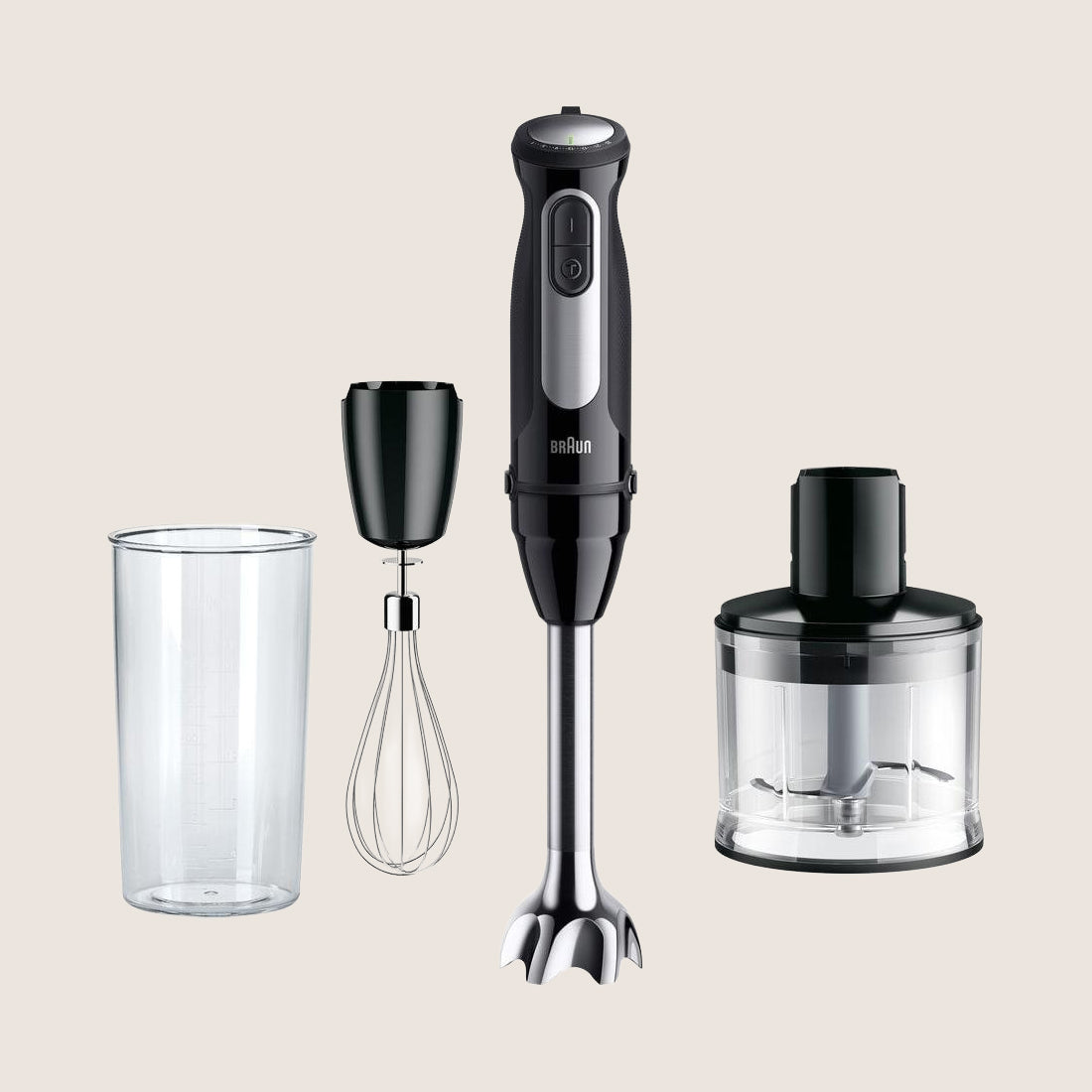 Braun MultiQuick 5 Pro MQ55236M Hand Blender 1000W 0.6L - Black