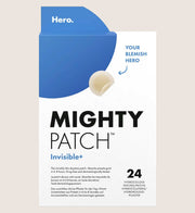 Hero Mighty Patch Invisible+ Daytime Acne Patches Clear Hydrocolloid 24 Count