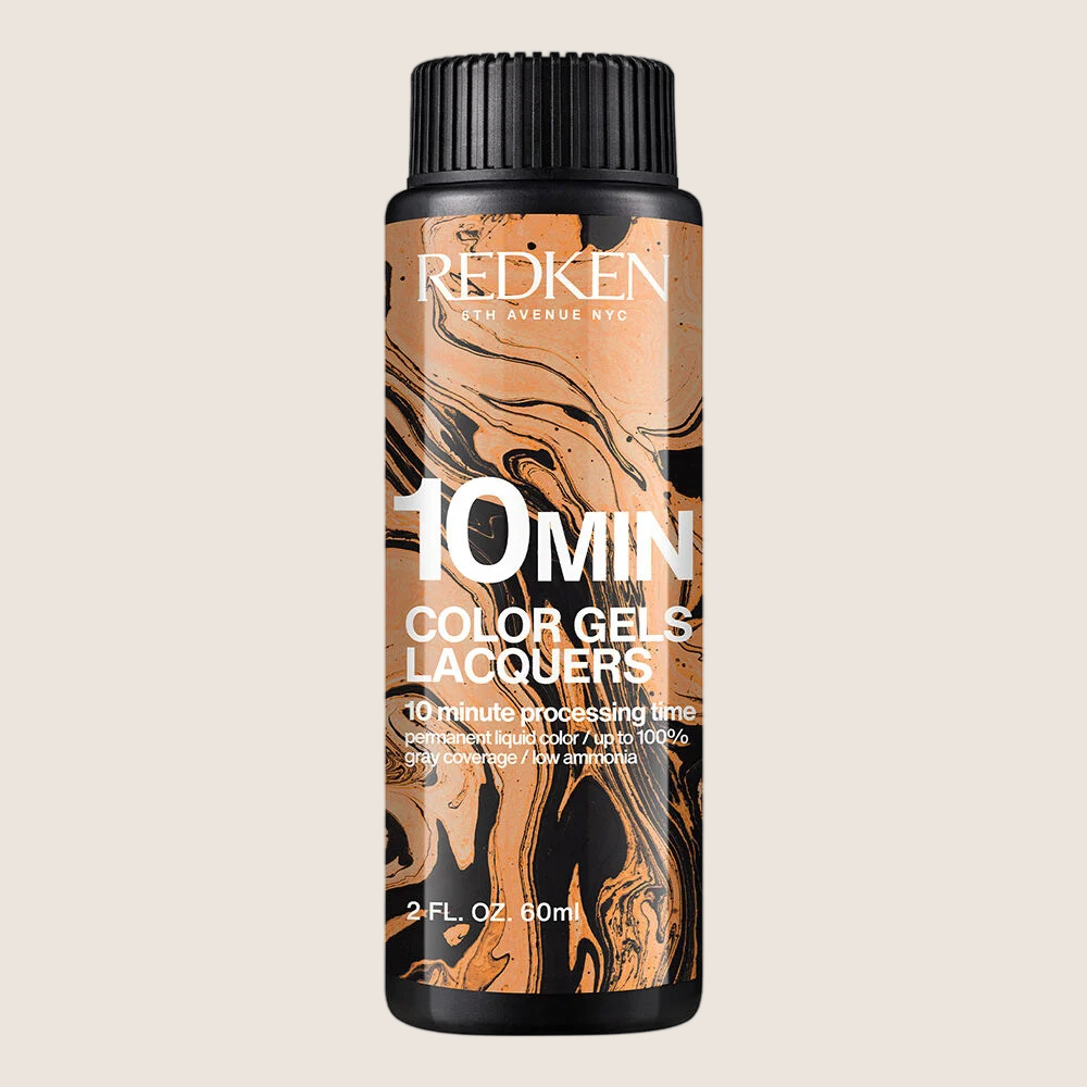 Redken Color Gels Lacquers 10 Minute Permanent Liquid Hair Colour 6ABN Brown Smoke 60ml