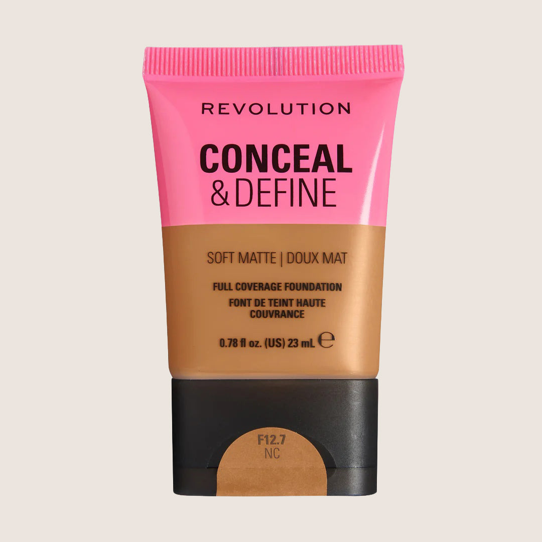 Revolution Conceal & Define Soft Matte Tube Foundation Flawless Base
