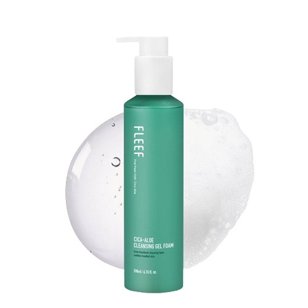 FLEFF Cica-Aloe Cleansing Gel Foam 200ml