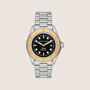 Michael Kors Men's Maritime Blue Dial Silver Stainless Steel Diver-Style Watch MK9161