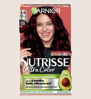 Garnier Nutrisse Ultra Color Dye, Vegan, 2.6 Dark Cherry Red Vegan Formula