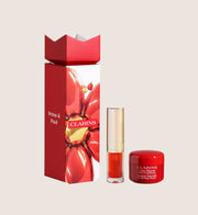 Clarins Prime & Pout Stocking Filler Duo Beauty Gift Set For Her