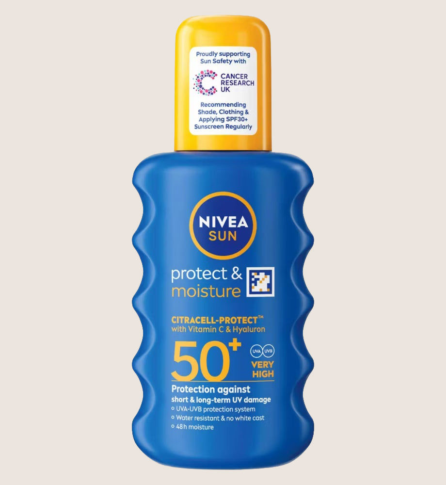 NIVEA SUN Protect & Moisture Sun Cream Spray SPF50+ 200ml