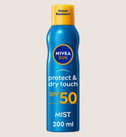 NIVEA SUN Protect & Dry Touch Refreshing Sunscreen Mist SPF50 200ml