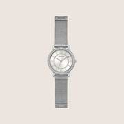Guess Women's Melody Watch Crystal-Set White Dial GW0534L1