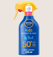 NIVEA SUN Kids Protect & Care Sun Cream Trigger Spray SPF50+ 270ml