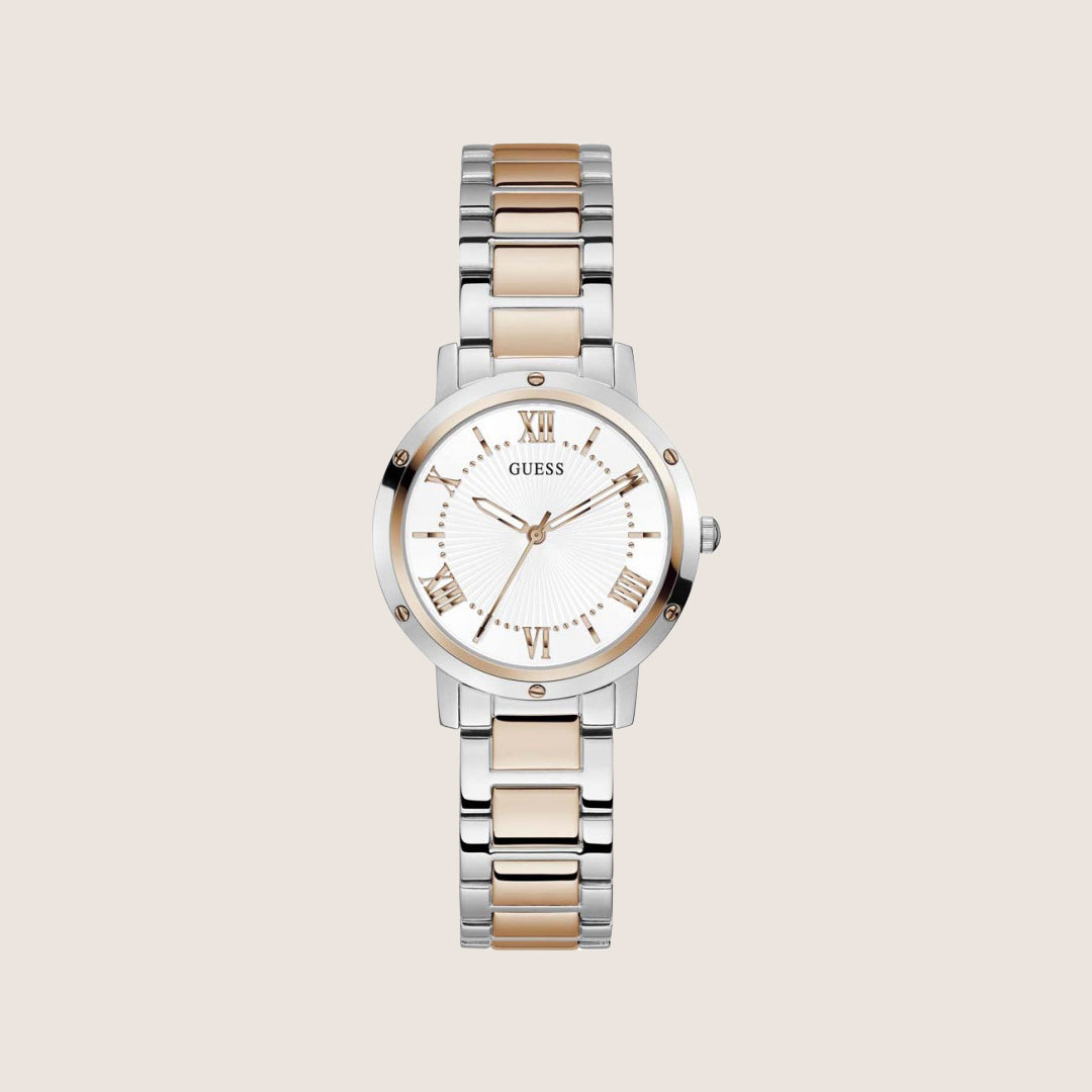 Guess Women's Dawn Watch White Dial GW0404L3