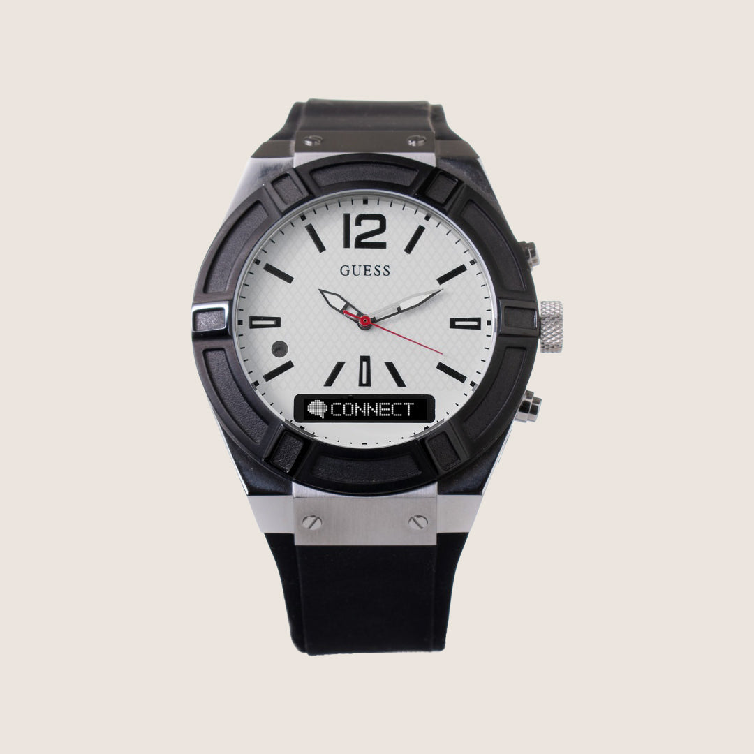 Guess Mens Watch White Dial C0001G4