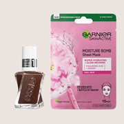 Essie Checked Out & Garnier Cherry Mask Premium Quality