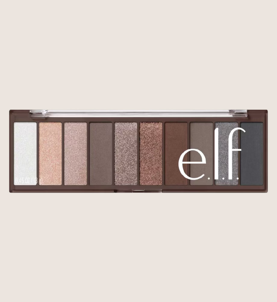 e.l.f. Perfect 10 Eyeshadow Palette Everyday Smoky Cruelty-Free Formula
