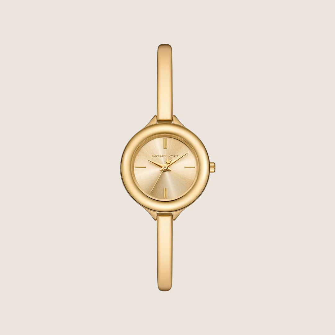 Michael Kors Women's Izzy Gold Dial Watch MK4929